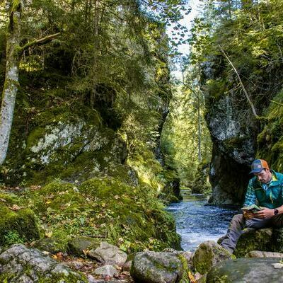 In der Haslachklamm, dritte Etappe
